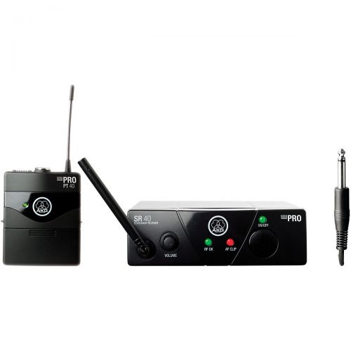  AKG},description:This kit pairs together the easy-to-use WMS40 Mini Instrument Wireless System Ch A with the rugged D8000M dynamic vocal mic, for an outstanding perfomance that is
