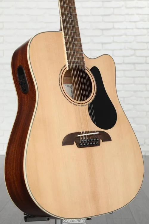 Alvarez AD60ce 12-string Acoustic-electric Guitar - Natural