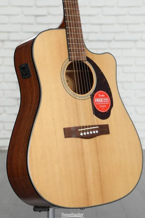 Fender CD-140SCE Dreadnought Acoustic-Electric Guitar - Natural