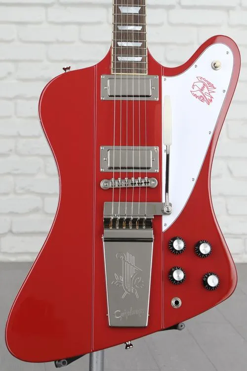 NEW
? Epiphone 1963 Firebird V Electric Guitar - Ember Red