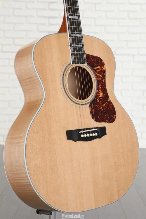 Guild F-55E, Jumbo Acoustic-Electric Guitar - Natural Maple