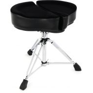 Ahead Spinal-G 3-leg Drum Throne with Saddle Seat - Black