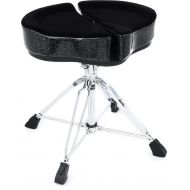 Ahead Spinal-G 4-leg Drum Throne with Saddle Seat - Black Sparkle