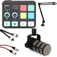 Rode Streamer X Audio Interface and Video Capture Card with PodMic Dynamic Broadcast Microphone Bundle