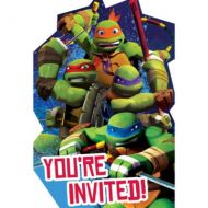 PartyCity Teenage Mutant Ninja Turtles Invitations 8ct