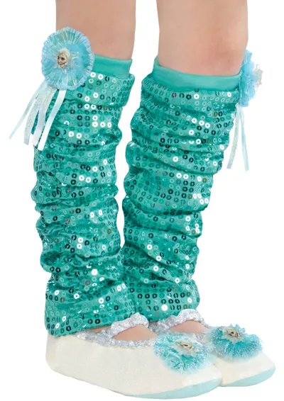 PartyCity Child Elsa Leg Warmers - Frozen