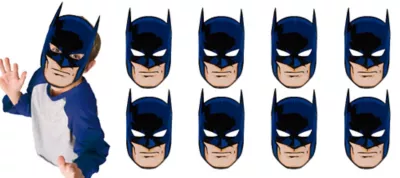 PartyCity Batman Masks 8ct