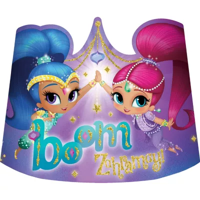 PartyCity Shimmer and Shine Tiaras 8ct