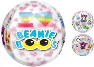 PartyCity Beanie Boos Balloon - See Thru Orbz