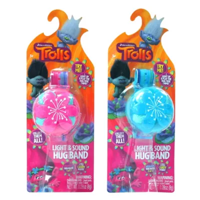 PartyCity Light-Up Trolls Hug Bands with Candy 12ct