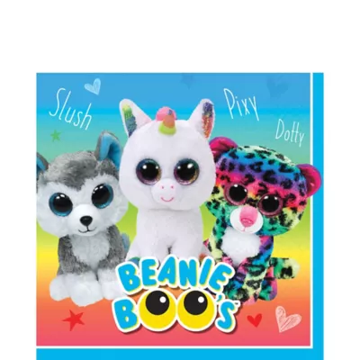  PartyCity Beanie Boos Lunch Napkins 16ct