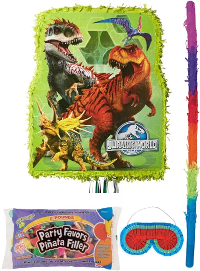 PartyCity Jurassic World Pinata Kit with Candy & Favors