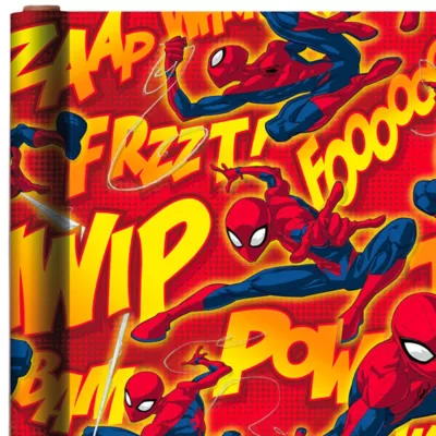 PartyCity Comic Spider-Man Gift Wrap