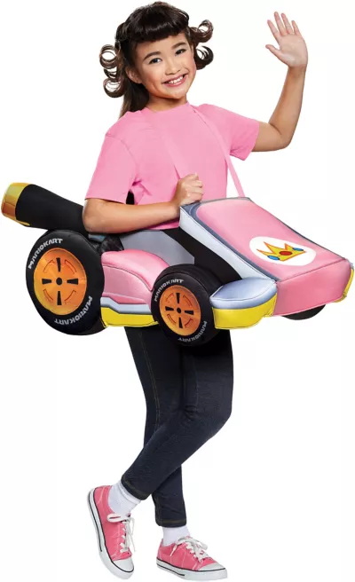 PartyCity Child Peach Kart Ride-On Costume