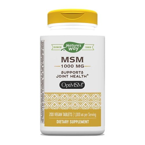 월그린 Walgreens Natures Way MSM 1000 mg Dietary Supplement Tablets