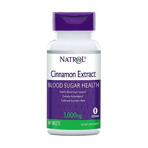 월그린 Walgreens Natrol Cinnamon Extract, 1000mg, Tablets