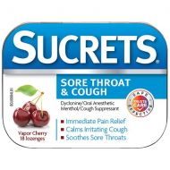 Walgreens Sucrets Sore Throat & Cough Lozenges Cherry