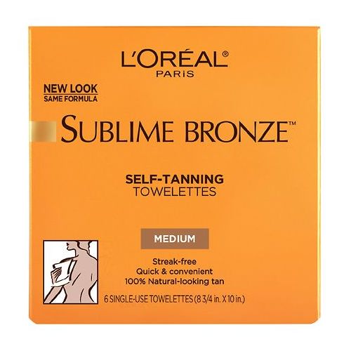 월그린 Walgreens LOreal Paris Sublime Bronze Self-Tanning Towelettes for Body Medium