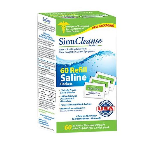월그린 Walgreens SinuCleanse Saline Solution Refill Packets