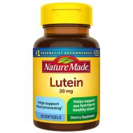 Walgreens Nature Made Lutein 20 mg Dietary Supplement Liquid Softgels
