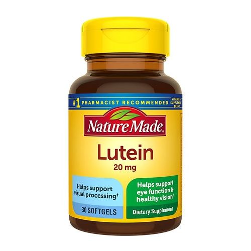 월그린 Walgreens Nature Made Lutein 20 mg Dietary Supplement Liquid Softgels