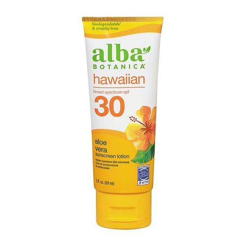 월그린 Walgreens Alba Botanica Hawaiian Sunscreen, SPF 30 Soothing Aloe Vera