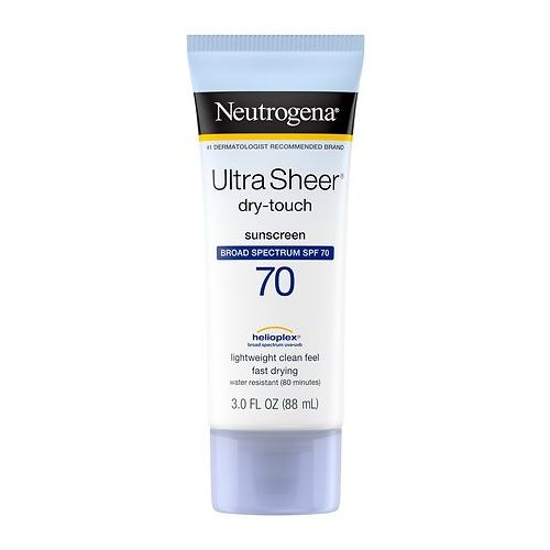 월그린 Walgreens Neutrogena Ultra Sheer Dry-Touch Sunscreen, SPF 70