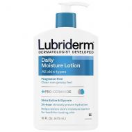 Walgreens Lubriderm Daily Moisture Fragrance Free Lotion, For Normal to Dry Skin