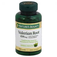Walgreens Natures Bounty Valerian Root 450 mg Plus Calming Blend Dietary Supplement Capsules