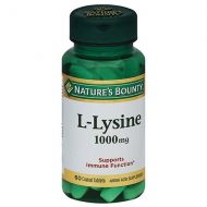 Walgreens Natures Bounty L-Lysine 1000mg, Tablets