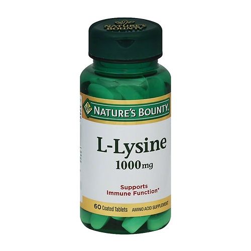 월그린 Walgreens Natures Bounty L-Lysine 1000mg, Tablets