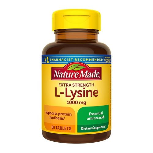월그린 Walgreens Nature Made L-Lysine 1000 mg Dietary Supplement Tablets