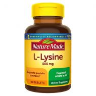 Walgreens Nature Made L-Lysine 500 mg Dietary Supplement Tablets