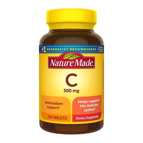 월그린 Walgreens Nature Made Vitamin C 500 mg Dietary Supplement Caplets