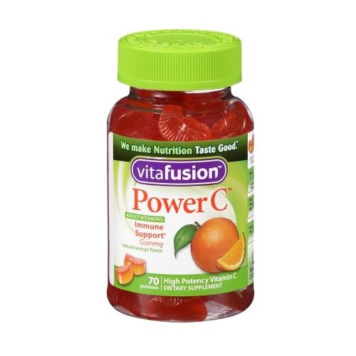 월그린 Walgreens Vitafusion Power C, Immune Support, Adult Vitamins, Gummies Absolutely Orange