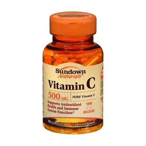 월그린 Walgreens Sundown Naturals Vitamin C, 500mg, Capsules