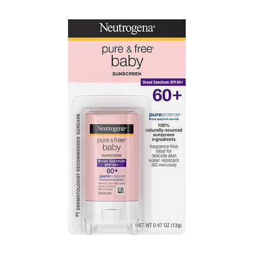 월그린 Walgreens Neutrogena Pure Free Baby Sunscreen Stick SPF 60