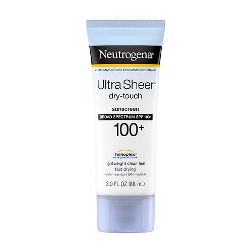 월그린 Walgreens Neutrogena Ultra Sheer Dry-Touch Sunscreen, SPF 100