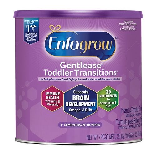 월그린 Walgreens Enfagrow Gentlease Toddler Transitions Powder Stage 2