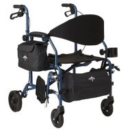 Walgreens Medline Deluxe Combination Transport Chair and Rollator