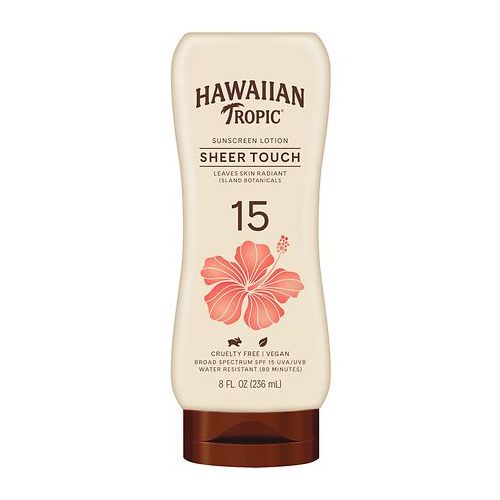 월그린 Walgreens Hawaiian Tropic Sheer Touch Lotion Sunscreen, SPF 15