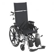 Walgreens Drive Medical Viper Plus Lightweight Reclining Wheelchair w Leg rest and Flip Back Desk Arms 14 Seat Black