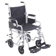 Walgreens Drive Medical Poly-Fly High Strength Lightweight Wheelchair  Transport Chair 18 18 Inch