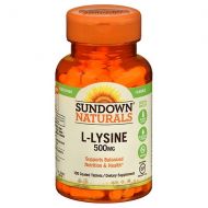 Walgreens Sundown Naturals L-Lysine 500 mg Dietary Supplement Tablets