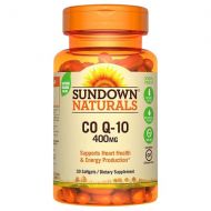 Walgreens Sundown Naturals Q-Sorb CoQ10, 400mg, Softgels