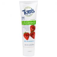 Walgreens Toms of Maine Childrens Natural Fluoride Toothpaste Strawberry