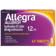 Walgreens Allegra 12 Hour Allergy Relief 60mg Tablets