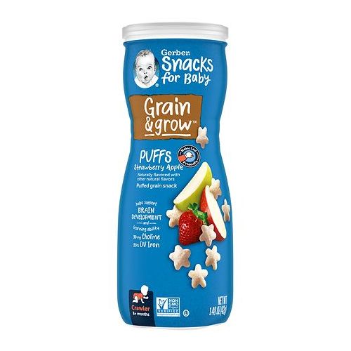 월그린 Walgreens Gerber Graduates Puffs Cereal Snack Strawberry-Apple