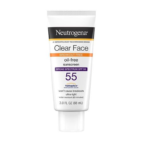 월그린 Walgreens Neutrogena Clear Face Liquid-Lotion Sunscreen SPF 55