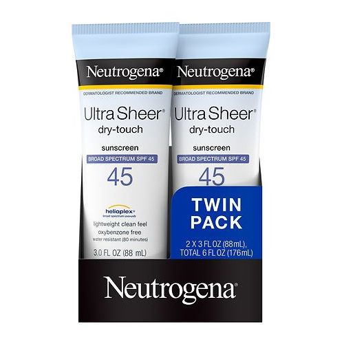월그린 Walgreens Neutrogena Ultra Sheer Dry-Touch Sunscreen, SPF 45